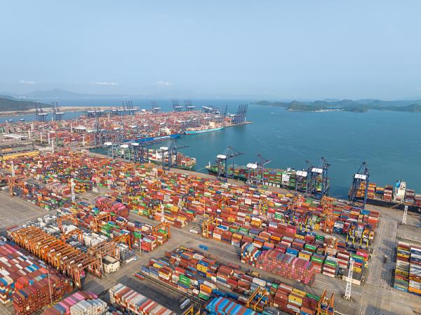 商品虾条从长沙市使用海运配送抵到巴拉圭