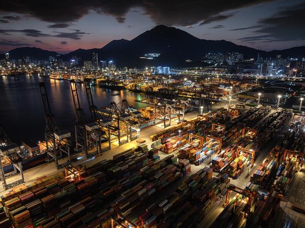 商品家电板经上海市采用轮船送货到东盟