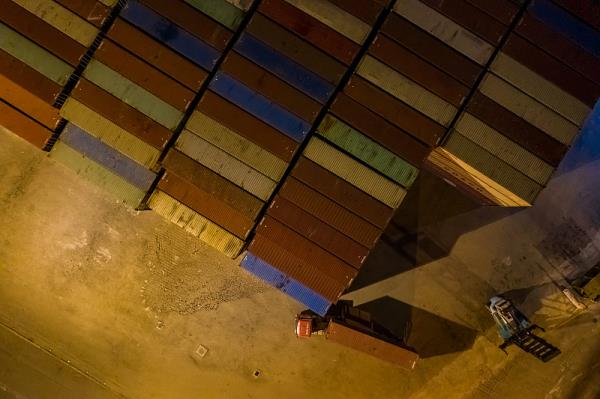 商品亚花梨木经深圳市采纳轮船运输至阿尔及