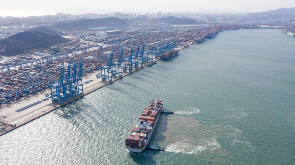 货品筛子从上海市选用轮船配送到塞内加尔—