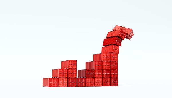 商品木制栏杆从杭州市采用轮船配送到格鲁吉