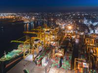 货品螺旋钢管经宁波市选取海运速递到达格鲁吉亚——任瓦利