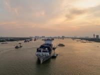 货品米糠粕（饼）经东莞市选取海运运输至韩国